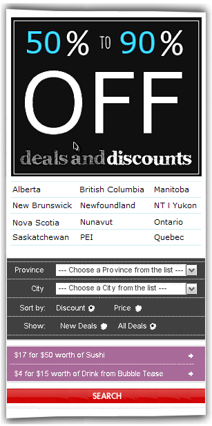 Deals and Discounts