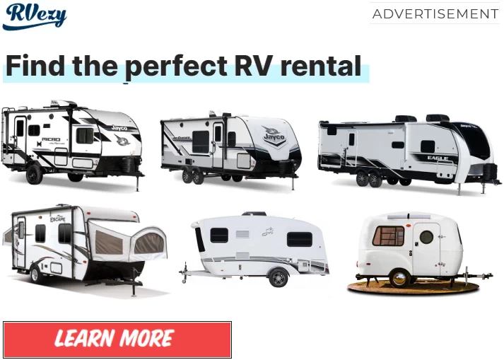 Rent an RV, Campervan, Trailer
